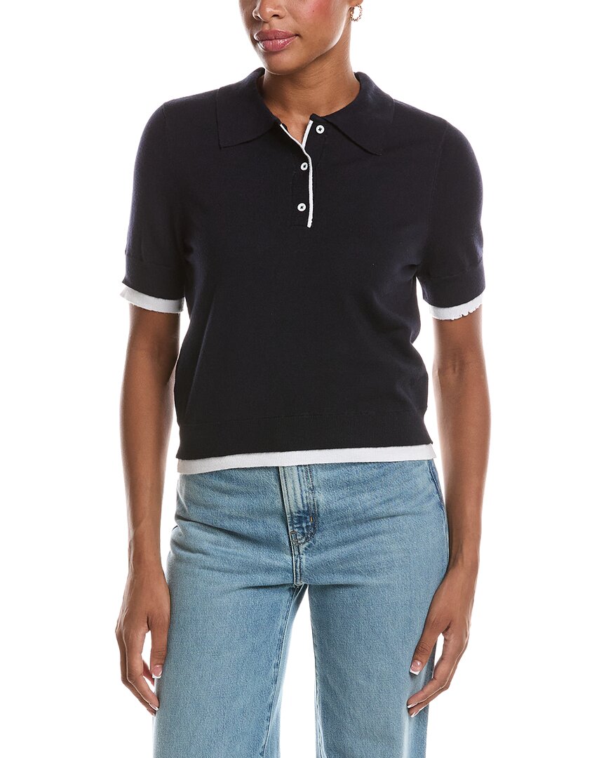 RD STYLE Rd Style Jiya Short Sleeve Polo Neck Pullover