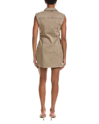 RD STYLE Rd Style Jess Stretch Twill Button-Up Mini Dress
