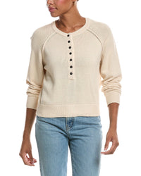 RD STYLE Rd Style Akleja Long Raglan Sleeve Henley Neck Pullover