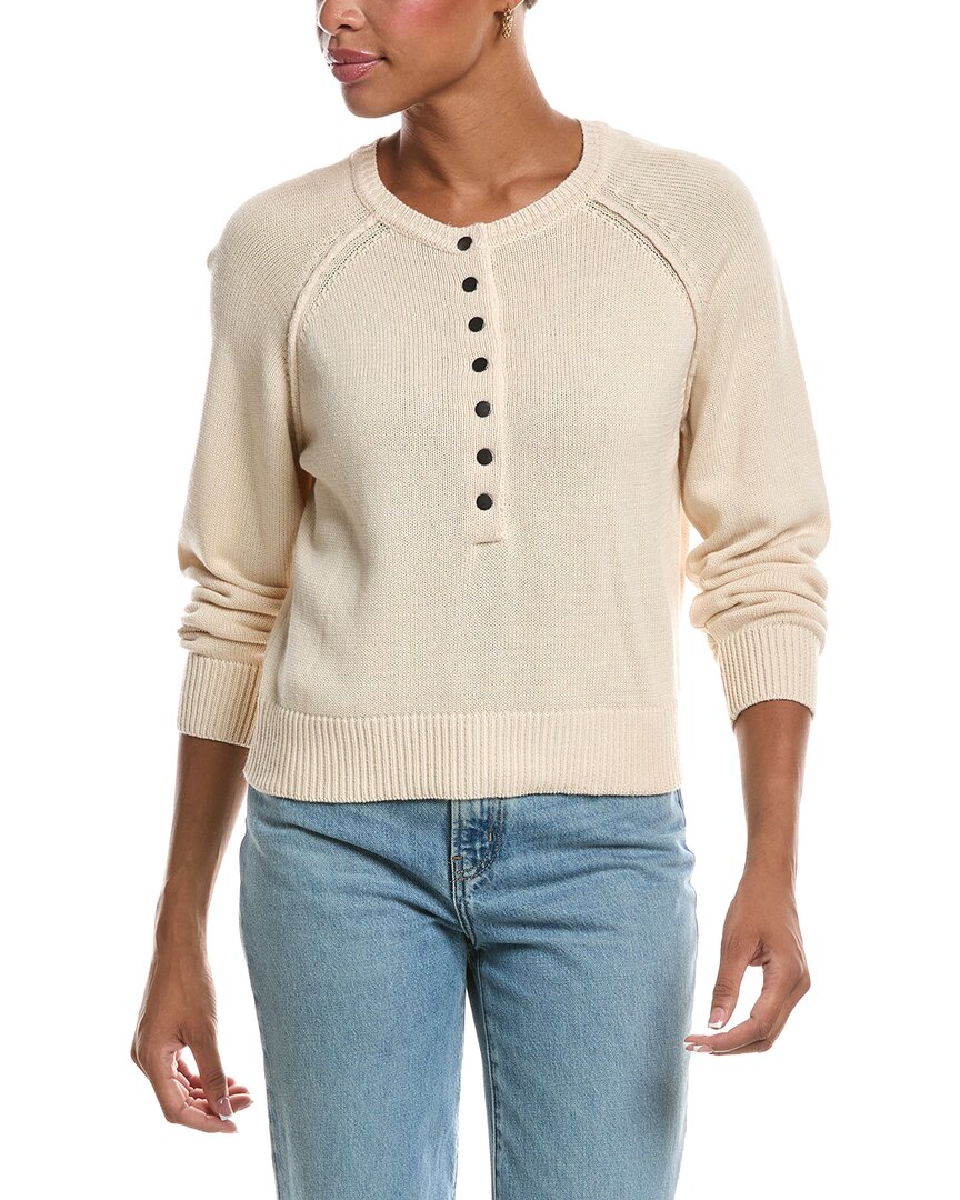 RD STYLE Rd Style Akleja Long Raglan Sleeve Henley Neck Pullover