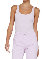 L'agence Nica Scoop Neck Tank Bodysuit