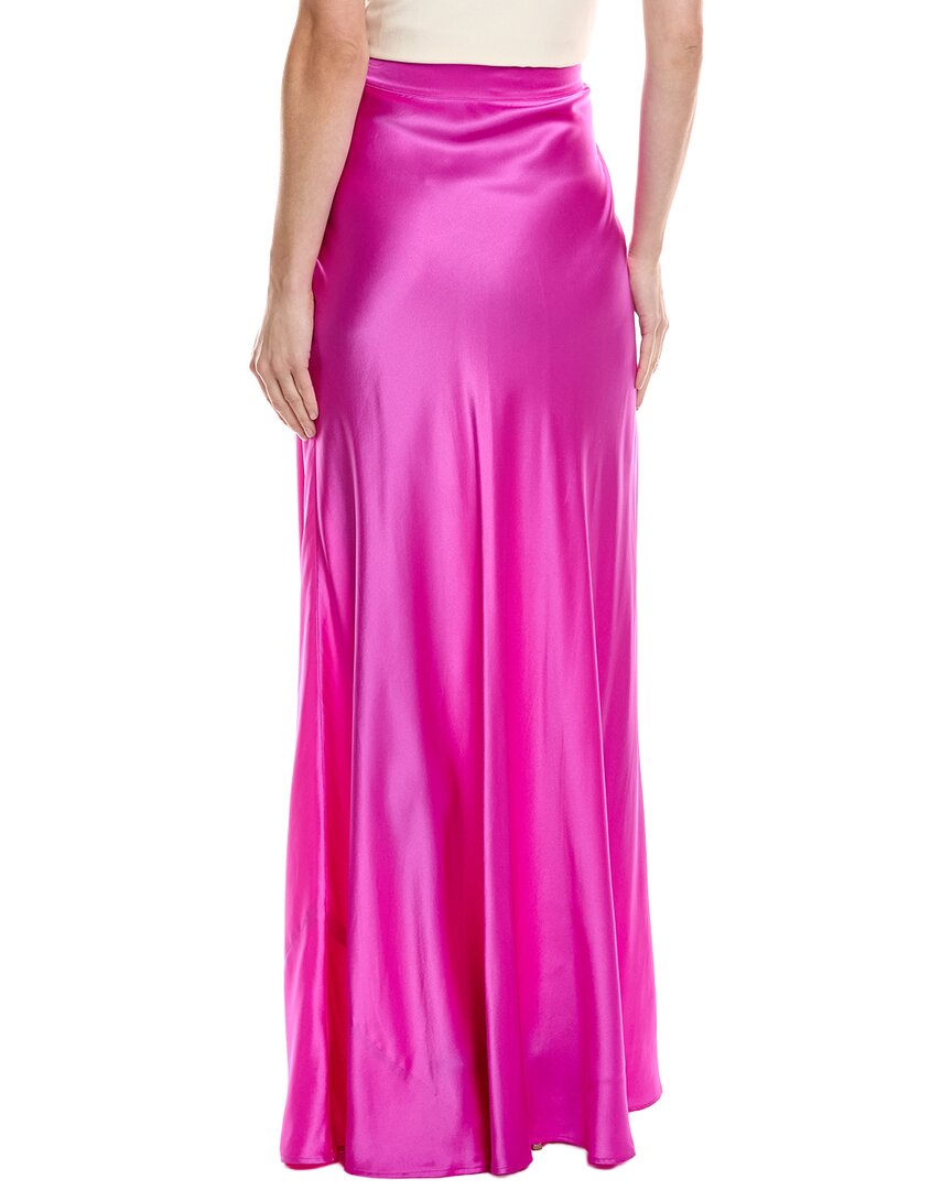 L'agence Ryker Waistband Silk Bias Skirt