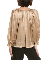 L'agence Kali Satin Silk Blouse