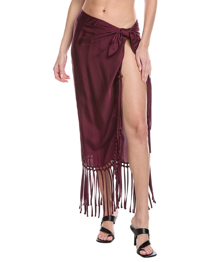Simkhai Elara Pareo With Fringe