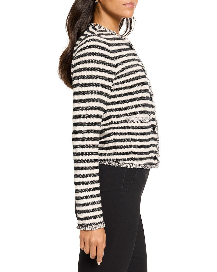 Nic+Zoe Fringe Mix Femme Jacket