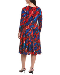 Tahari Asl Plus Printed Midi Dress