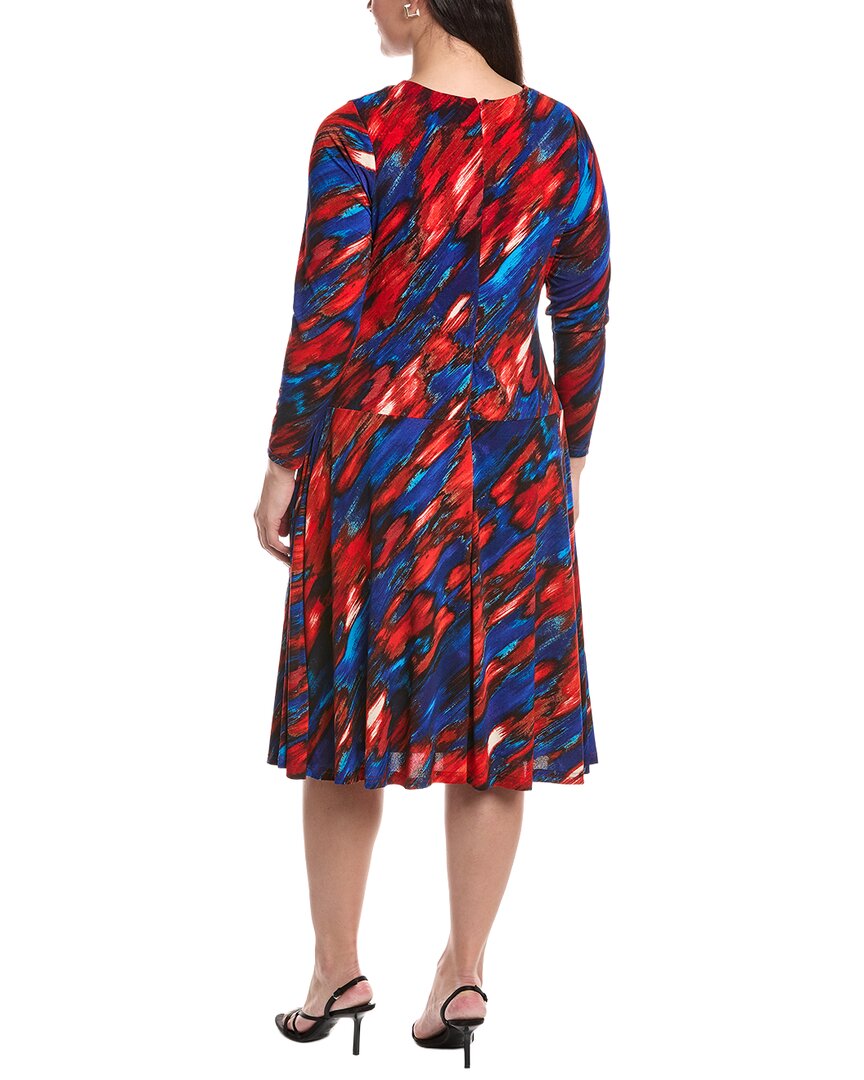 Tahari Asl Plus Printed Midi Dress