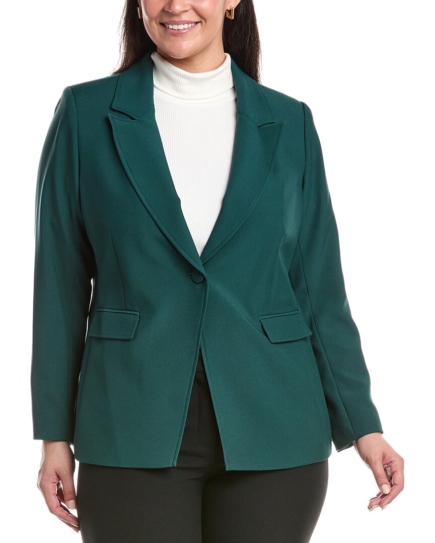 Tahari Asl Plus Solid Blazer