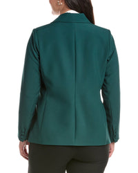Tahari Asl Plus Solid Blazer