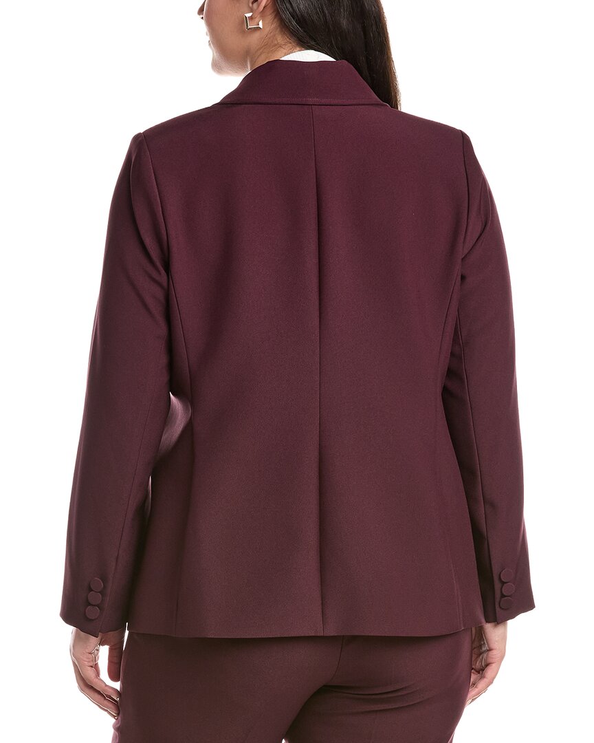Tahari Asl Plus Solid Blazer