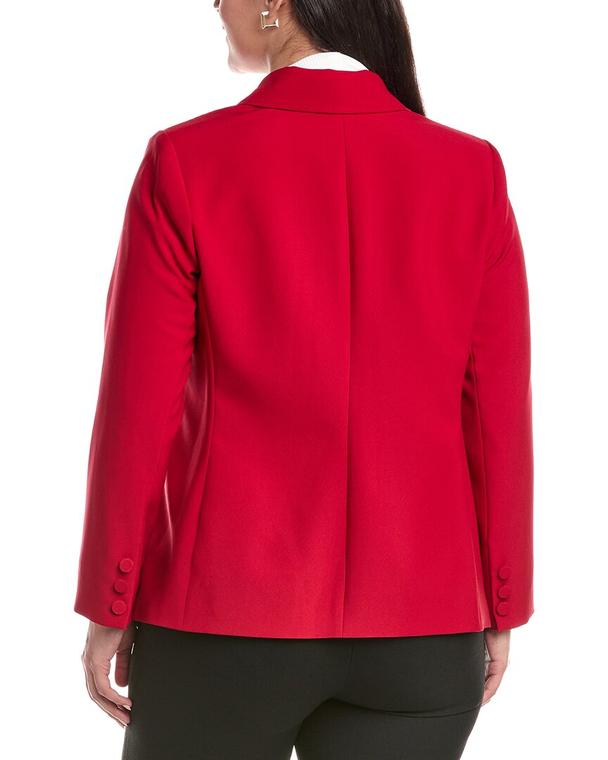 Tahari Asl Plus Solid Blazer
