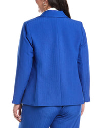 Tahari Asl Plus Solid Blazer