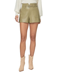 Paige Jonas Short Dark Brushed Olive Jean