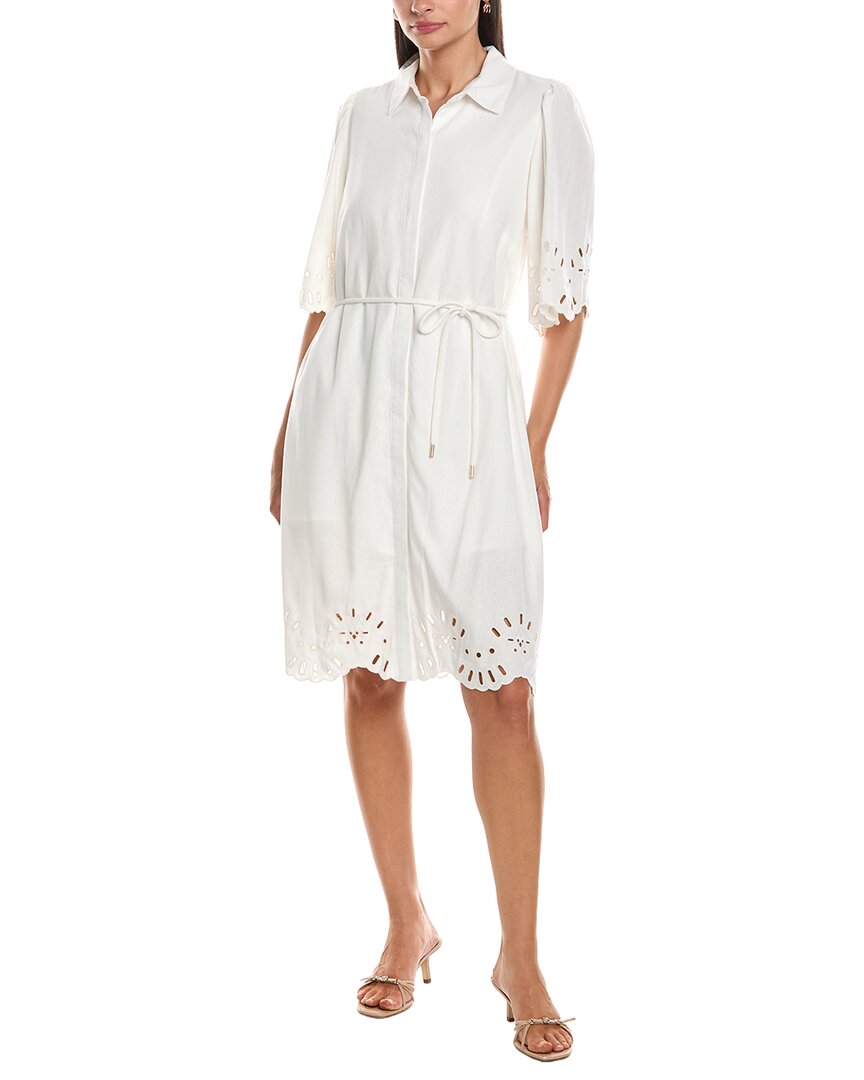 Nanette Nanette Lepore Linen-Blend Mini Dress