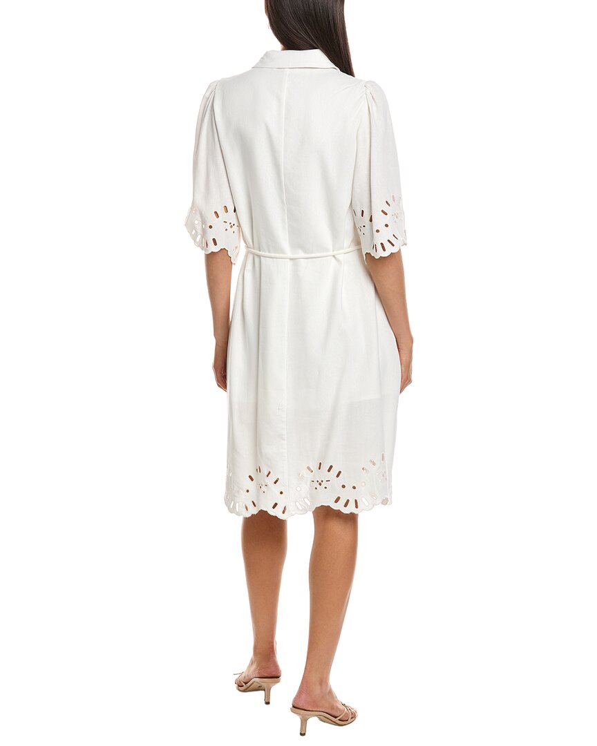 Nanette Nanette Lepore Linen-Blend Mini Dress