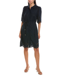 Nanette Nanette Lepore Linen-Blend Mini Dress