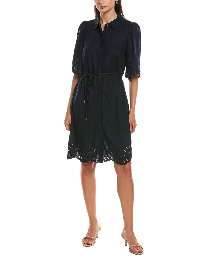 Nanette Nanette Lepore Linen-Blend Mini Dress
