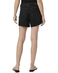Paige Archie Raw Hem Black Dove Short