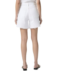 PAIGE Paige Archie Long Laundered White Short