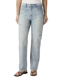 Paige Sawyer Seamed Beltloops Mic Drop Destructed Jean