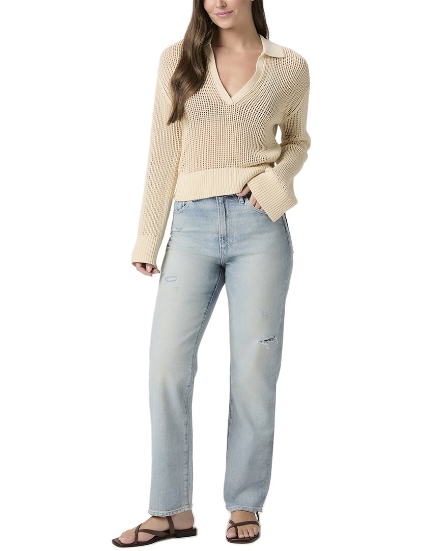 Paige Sawyer Seamed Beltloops Mic Drop Destructed Jean
