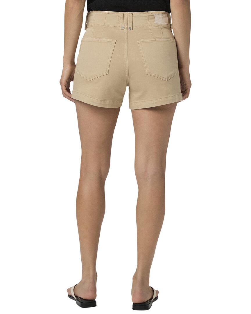 Paige Olivia Cargo Vintage Raffia Tan Short