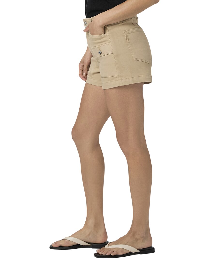 Paige Olivia Cargo Vintage Raffia Tan Short