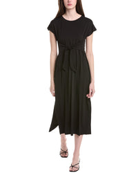 Eileen Fisher Petite Crewneck Maxi Dress