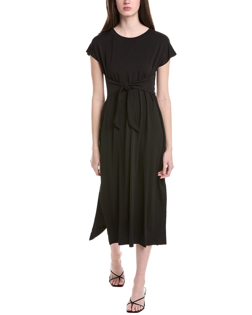 Eileen Fisher Petite Crewneck Maxi Dress