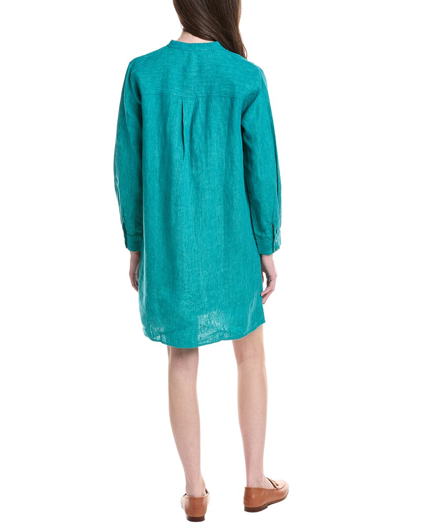 Eileen Fisher Petite Mini Tunic Linen Dress