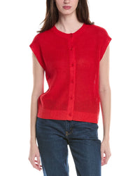 Eileen Fisher Linen-Blend Vest