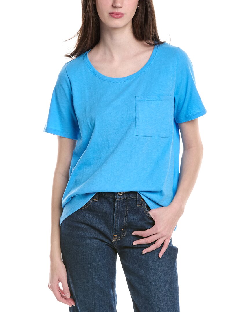 Eileen Fisher Slubby Jersey Pocket T-Shirt