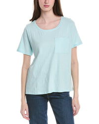 Eileen Fisher Slubby Jersey Pocket T-Shirt