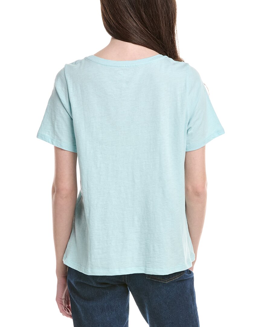 Eileen Fisher Slubby Jersey Pocket T-Shirt
