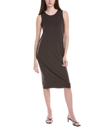 Eileen Fisher Petite Crewneck Midi Dress