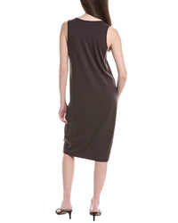 Eileen Fisher Petite Crewneck Midi Dress