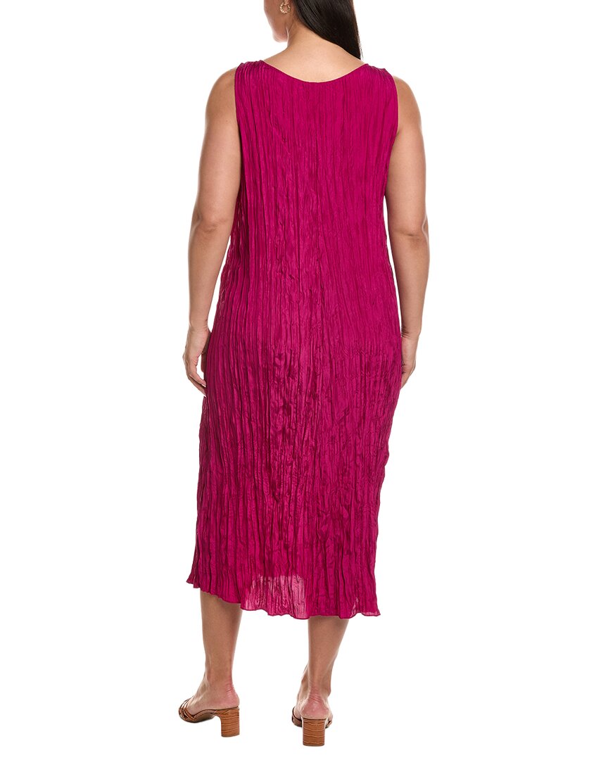 EILEEN FISHER Eileen Fisher Pleated Silk Flare Dress