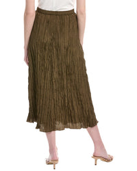 Eileen Fisher Flared Silk Midi Skirt