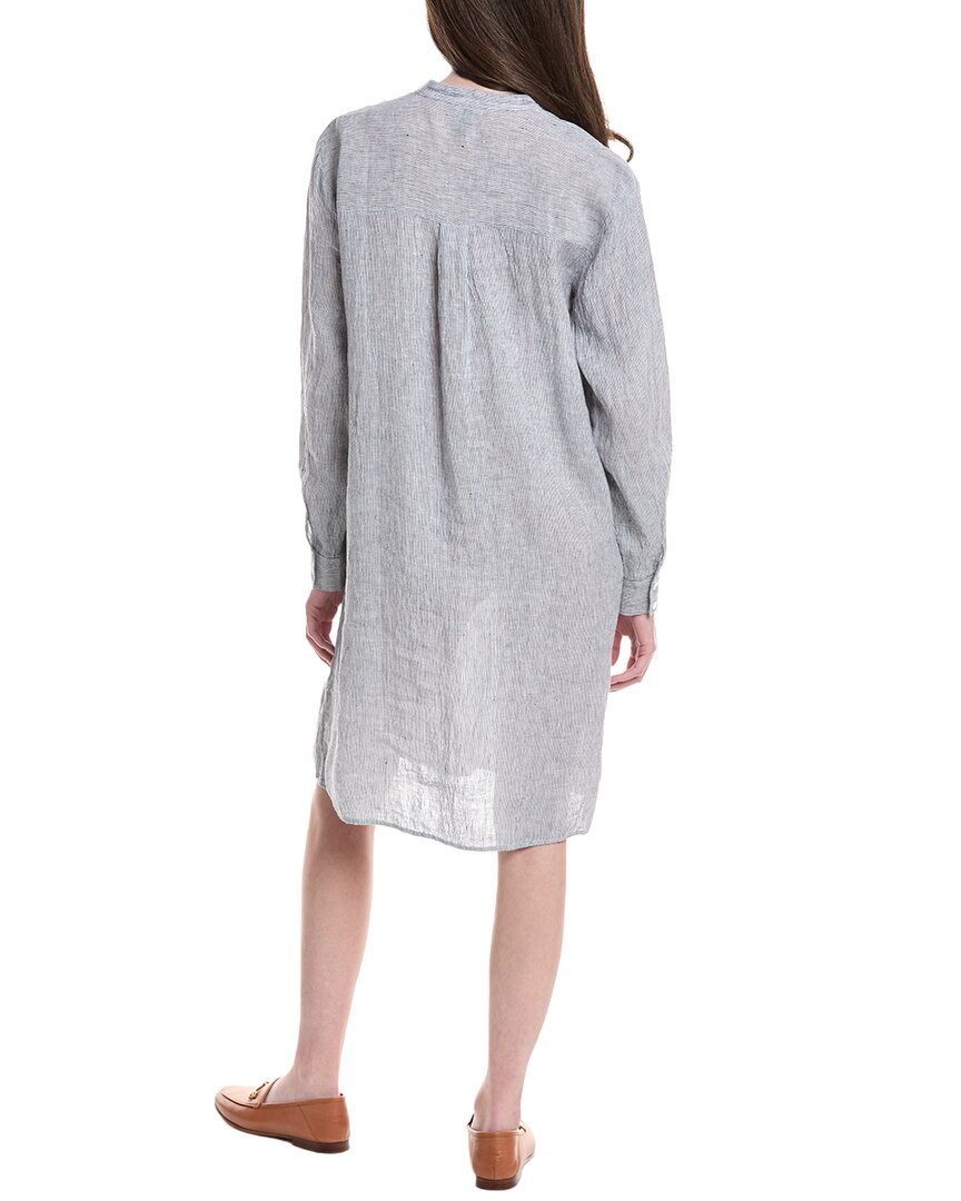 Eileen Fisher Petite Mini Linen Tunic Dress