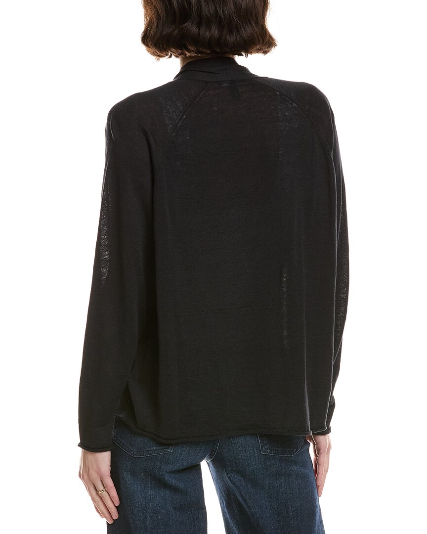 Eileen Fisher Raglan Sleeve Linen-Blend Cardigan