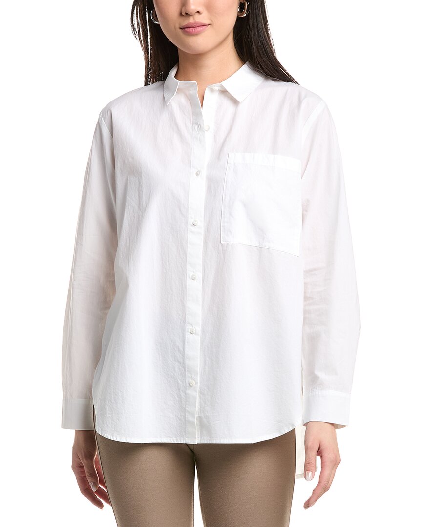 Eileen Fisher Classic Collar Long Shirt