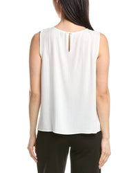 Eileen Fisher Round Neck Silk Shell