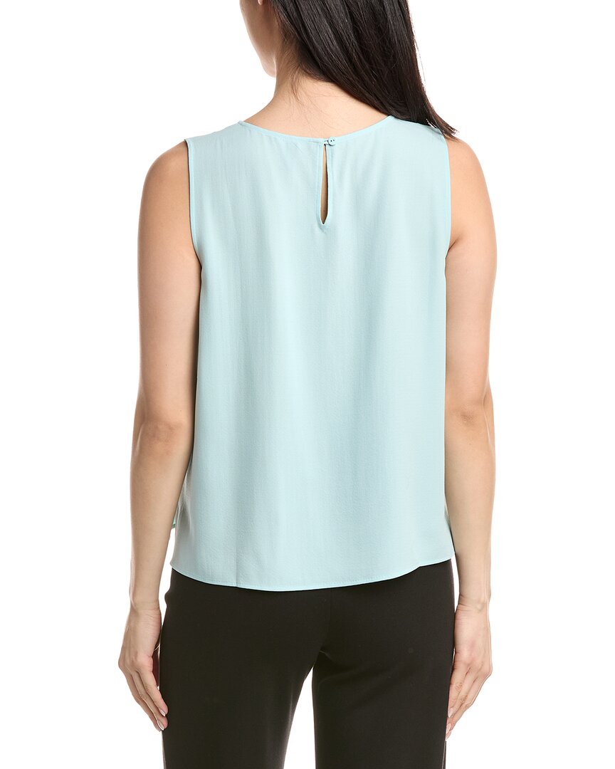 Eileen Fisher Round Neck Silk Shell