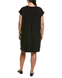 EILEEN FISHER Eileen Fisher Crew Neck Boxy Shirtdress