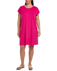 EILEEN FISHER Eileen Fisher Crew Neck Boxy Shirtdress