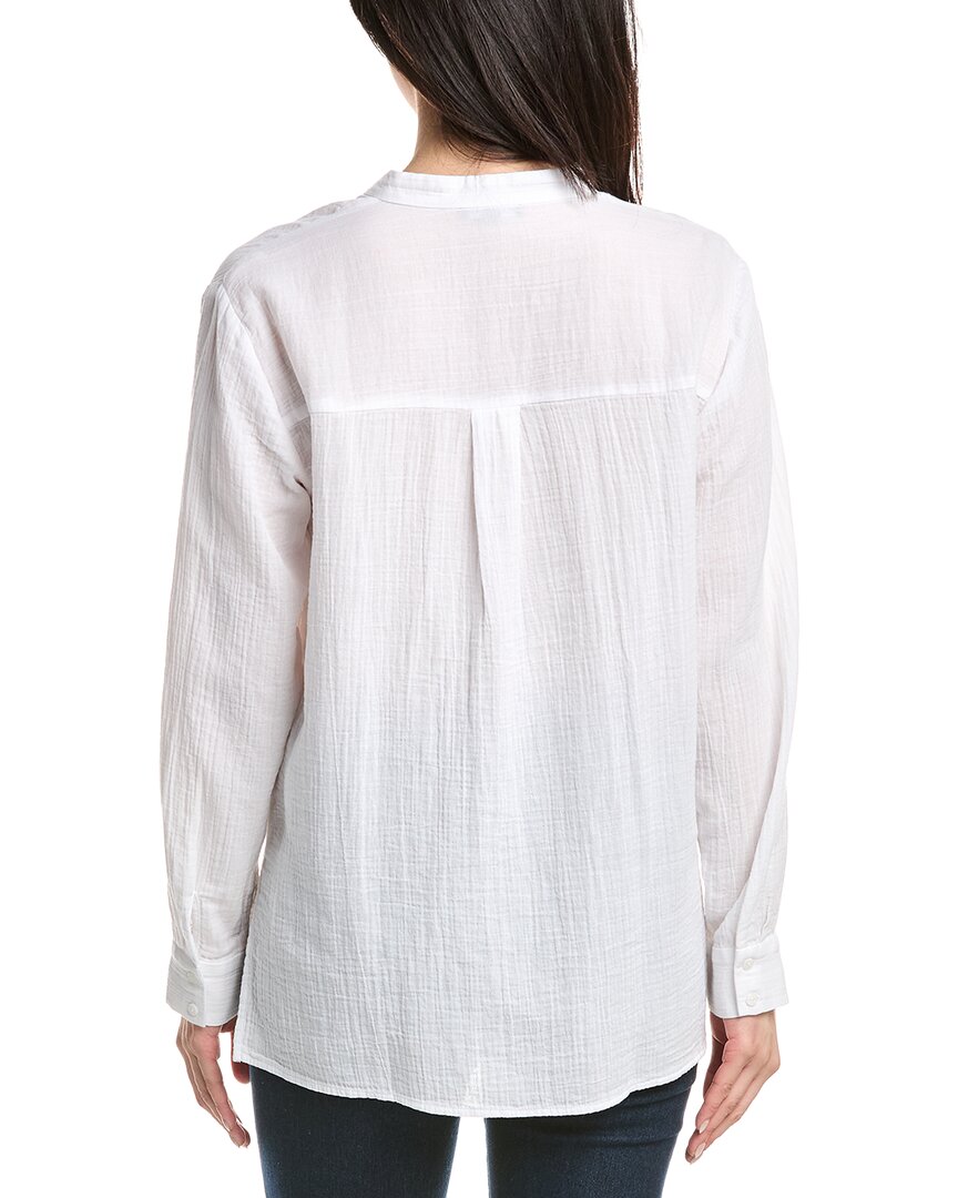 Eileen Fisher Mandarin Collar Shirt