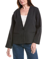 Eileen Fisher Plus V-Neck Jacket
