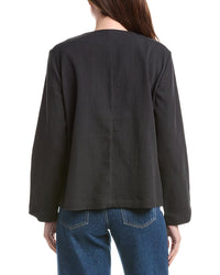 Eileen Fisher Petite V-Neck Jacket