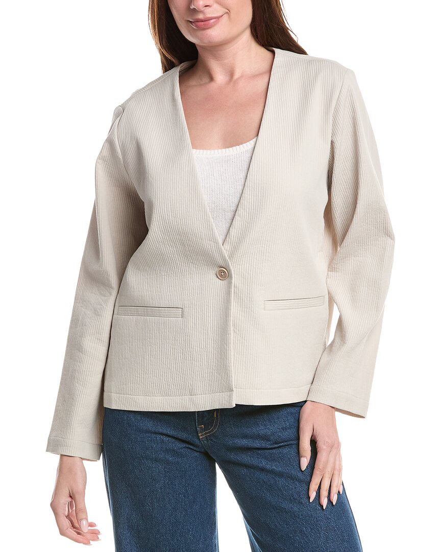 Eileen Fisher Petite V-Neck Jacket