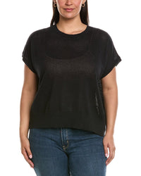 EILEEN FISHER Eileen Fisher Linen-Blend Top